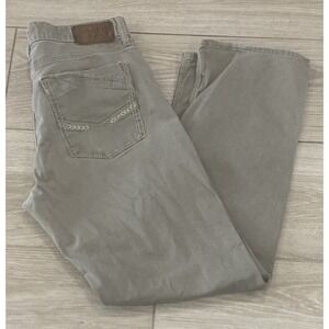 Buckle BKE Jeans Mens 36R x 31 Thick Stitch Denim Jake Boot Leg FLAW
